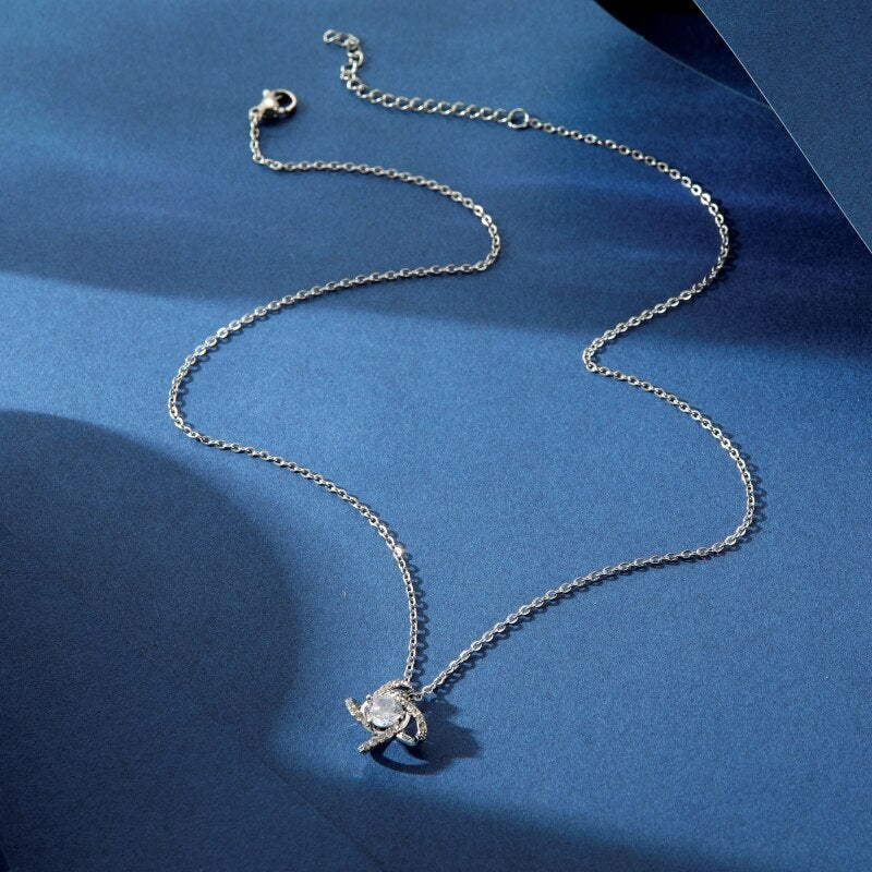 Collar Trébol de la Suerte Elegante para Mujer