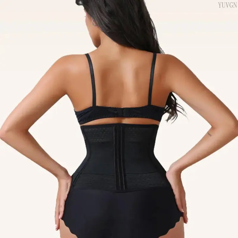 Women'S Segmented Faja Body Shaper, High Elastic Mesh Breathable Waist Trainer, Firm Tummy Control Slim Cincher, Comfortable Sheath Girdle, Stretchy Lightweight Workout Shaper, Essential for Daily Casual & Fitness Waist Sculpting, Waist Trainers